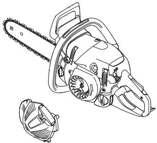 JONSERED CS2245 S - Startseil austauschen - 4