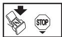JONSERED CS2250 S - Controle van slijtage aan de remvoering - 1