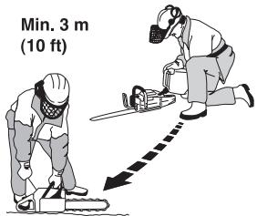 JONSERED CS2250 S - Brandstofveiligheid - 1