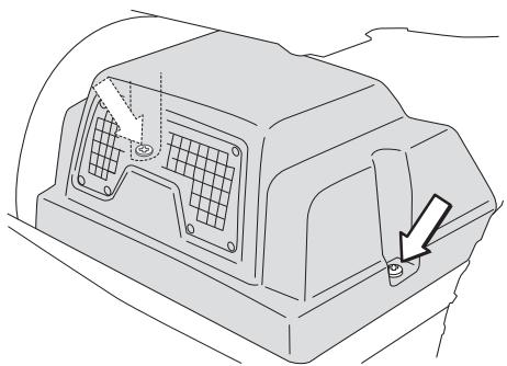 JONSERED FR 2216 FA - Contrôle du niveau d'huile de la transmission - 1