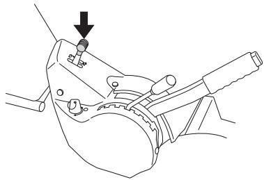JONSERED FR 2216 FA - Commande d'accelération et du starter - 1