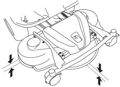 JONSERED FR 2216 FA - Contrôle du parallélisme de l'unité de coupe - 1