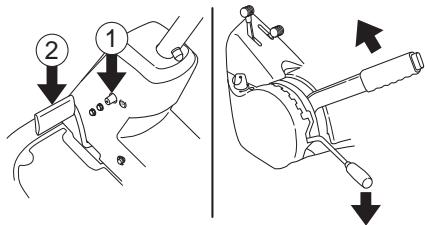 JONSERED FR 2216 FA - Mise en position d'entretien - 1