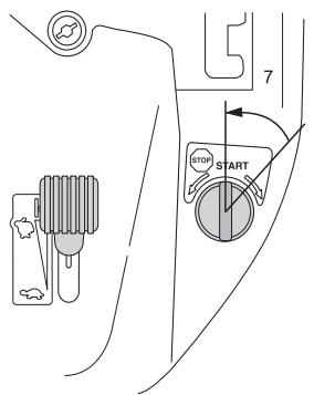 JONSERED FR 2216 FA - Démarrer le moteur - 8