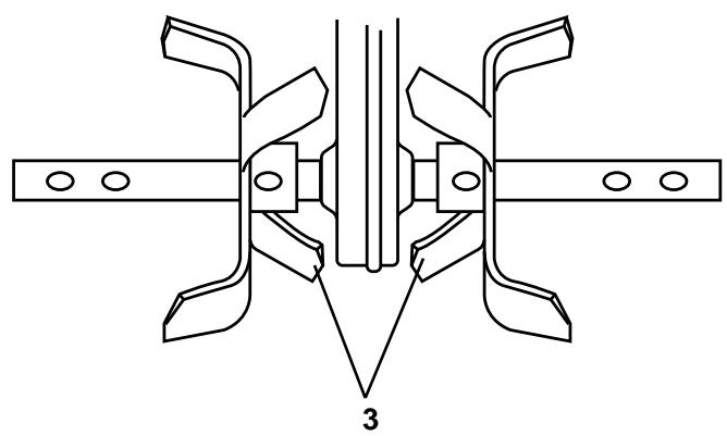 JONSERED FT 5 - F Montage des Lames Croisées - 3