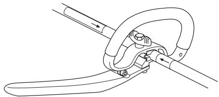 JONSERED GC 2236 - Montage de la poignée en J - 3