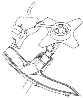 JONSERED GC 2236 - Montage von Klingenschutz, Grasklinge und Grasmesser - 3