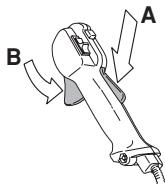 JONSERED GR 2036 - Gashendelvergrendeling - 1