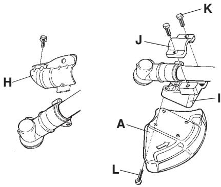 JONSERED GR 2036 - Monteren van bladbeschemkap en zaagblad - 2