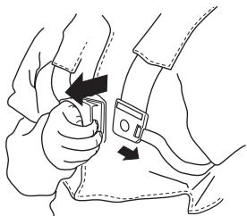 JONSERED GR 2036 - Snelontgrendeling - 1