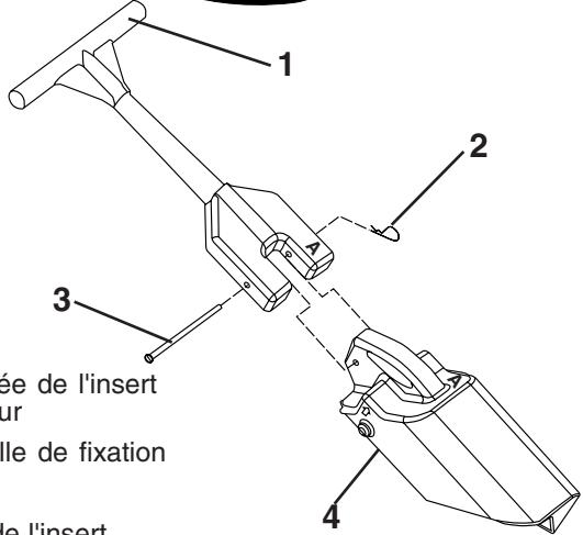 JONSERED ICT 14 A - F Assemblage des composants du collecteur - 8