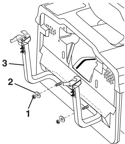 JONSERED ICT 16 A - F Assemblage des composants du collecteur - 2