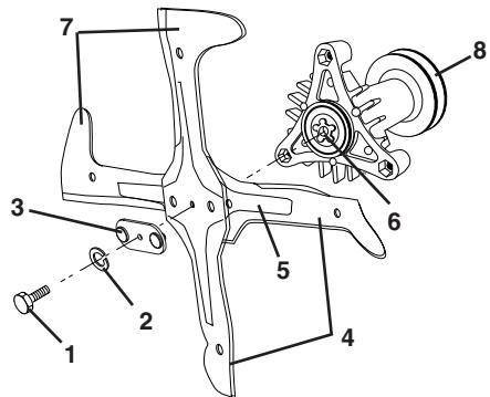 JONSERED ICT 17 A - F Lame avec orifice de fixation central (étoile à six branches): - 1