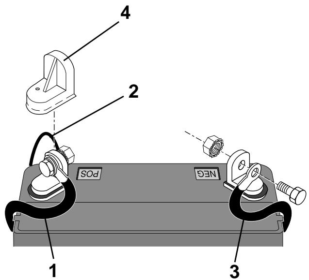 JONSERED LR 12 - Mise en place de la batterie - 6