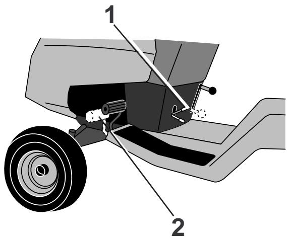 JONSERED LR 120 - Réglage des freins - 2