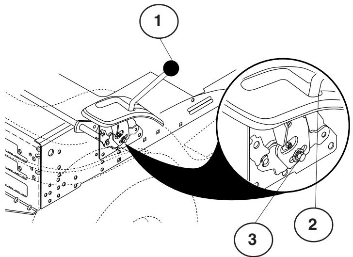 JONSERED LT 16 A - Échange de la courroie d'entraînement - 1