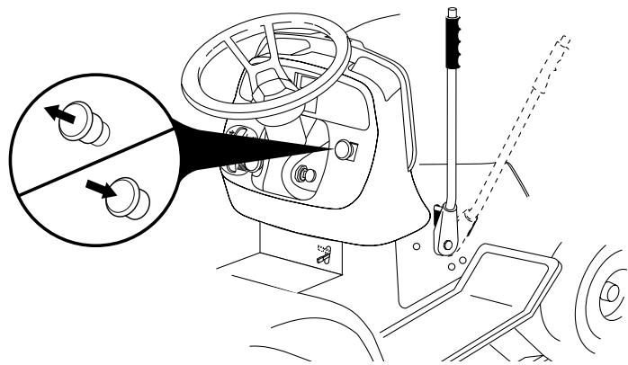 JONSERED LT 17 A - Pression de gonflage des pneus - 2