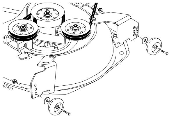 JONSERED LT 2122 CMA - Pour assembler l'insert broyeur - 2