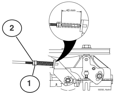 JONSERED LT 2122 CMA2 - Pour remplacer les LAMES : - 2