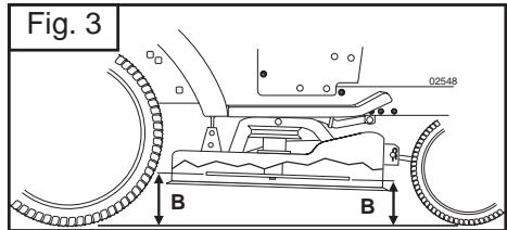 JONSERED LT 2218 A2 - RéGLAGE D'AVANT EN ARRIÈRE - 3