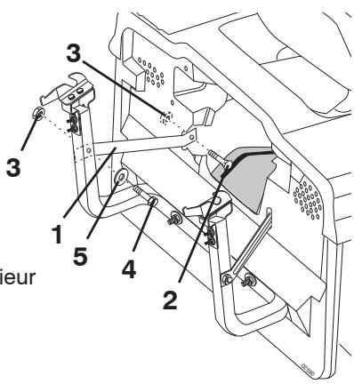 JONSERED LT 2218 CMA2 - Assemblage des composants du collecteur - 3
