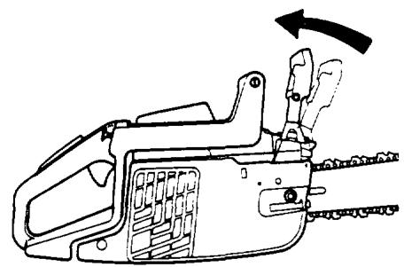 JONSERED 380 - Warm engine - 1