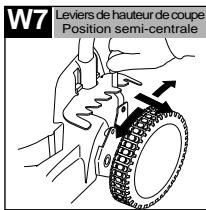 JONSERED 580 - Hauteur de Coupe (avec leviers) - 7