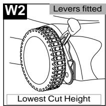 JONSERED 580 - Height of Cut Levers - 5