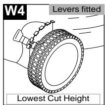 JONSERED 580 - Height of Cut Levers - 7