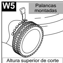JONSERED 580 - Altura de corte (con palancas) - 5