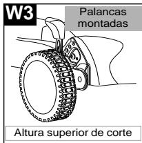 JONSERED 580 - Altura de corte (con palancas) - 3