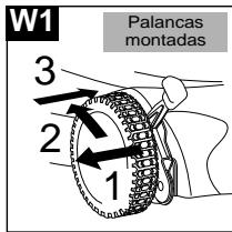JONSERED 580 - Altura de corte (con palancas) - 1