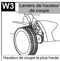 JONSERED 580 - Hauteur de Coupe (avec leviers) - 3