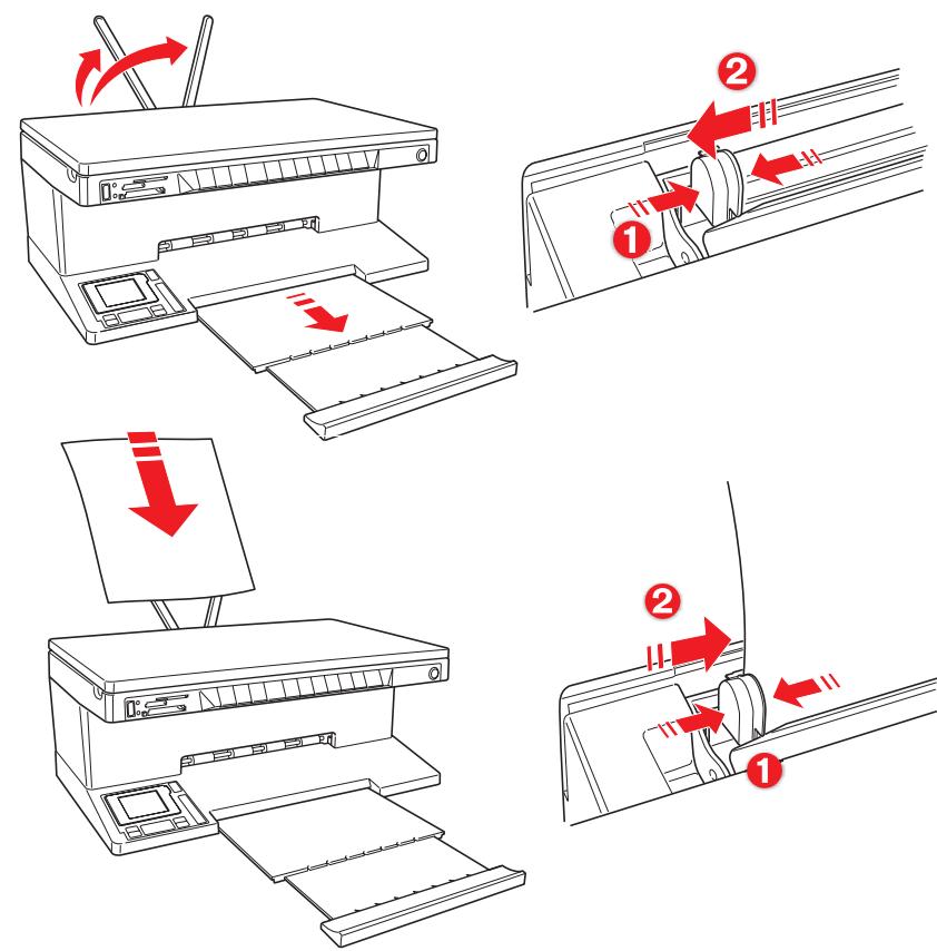 OLIVETTI ANY_WAY PHOTO WIRELESS PLUS - Emplacement d'un document volumieux sur le plan d'exposition - 2