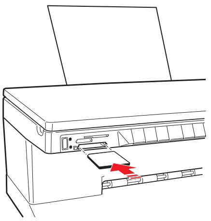 OLIVETTI ANY_WAY PHOTO WIRELESS PLUS - Inséorer une Carte Mémoire - 1