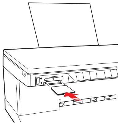 OLIVETTI ANY_WAY PHOTO WIRELESS - Insérer une Carte Mémoire - 1