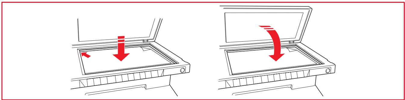 OLIVETTI ANY_WAY PHOTO WIRELESS - POSITIONNEMENT DU DOCUMENT SUR LA VITRE DU SCANNER - 2