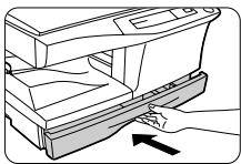 OLIVETTI COPIA 9910 - LOADING COPY PAPER KOPIERPAPIER EINLEGEN - 8