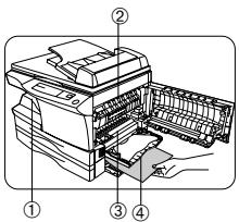 OLIVETTI COPIA 9910 - MISFEED REMOVAL   PAPIERSTAUBESEITIGUNG - 5