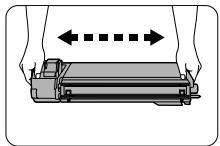 OLIVETTI COPIA 9910 - ISÂTNING AFTD PATRON INSTALAÇÃO DO CARTUCHO TD - 5