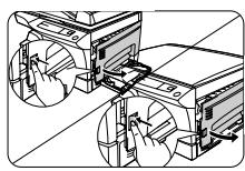 OLIVETTI COPIA 9910 - INSTALLING THE TD CARTRIDGE INSTALLIEREN DER ENTWICKLEREINHEIT - 1