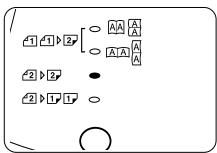 OLIVETTI COPIA 9910 - Originais com 2 superficies em copias com 1 superficie (2). - 1