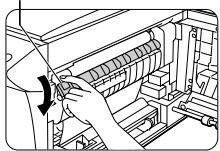 OLIVETTI COPIA 9910 - A Obstáculo na zona de alimentação do papel - 4