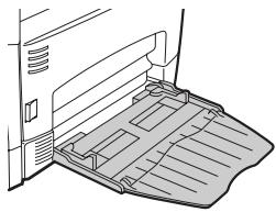 OLIVETTI D-COPIA 200D - Ouvrez le plateau d'alimentation auxiliaire et déployez-le. - 3