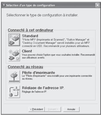 OLIVETTI D-COPIA 200D - Cliques sur le bouton "Réglage de l'adresse IP". - 1