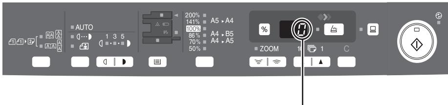 OLIVETTI D-COPIA 200D - Configuration initiale du tableau de commandes - 1