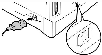 OLIVETTI D-COPIA 200D - CONNEXION DU CORDON D'ALIMENTATION - 3