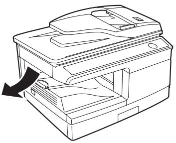 OLIVETTI D-COPIA 200D E D-COPIA 201D - Déverrouillez le bouton de verrouillage de la tête du scanner. - 2