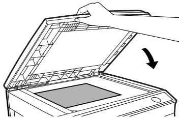 OLIVETTI D-COPIA 200D E D-COPIA 201D - Placez l'original face à copier vers le bas sur la vitre d'exposition. Alignez-le sur la règle et le repère de centrage (▶) de l'original. Refermez délicatement le couvercle de l'original/SPF. - 2