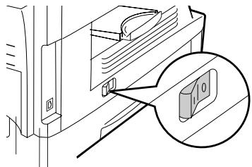 OLIVETTI D-COPIA 200D E D-COPIA 201D - Mise hors tension - 1